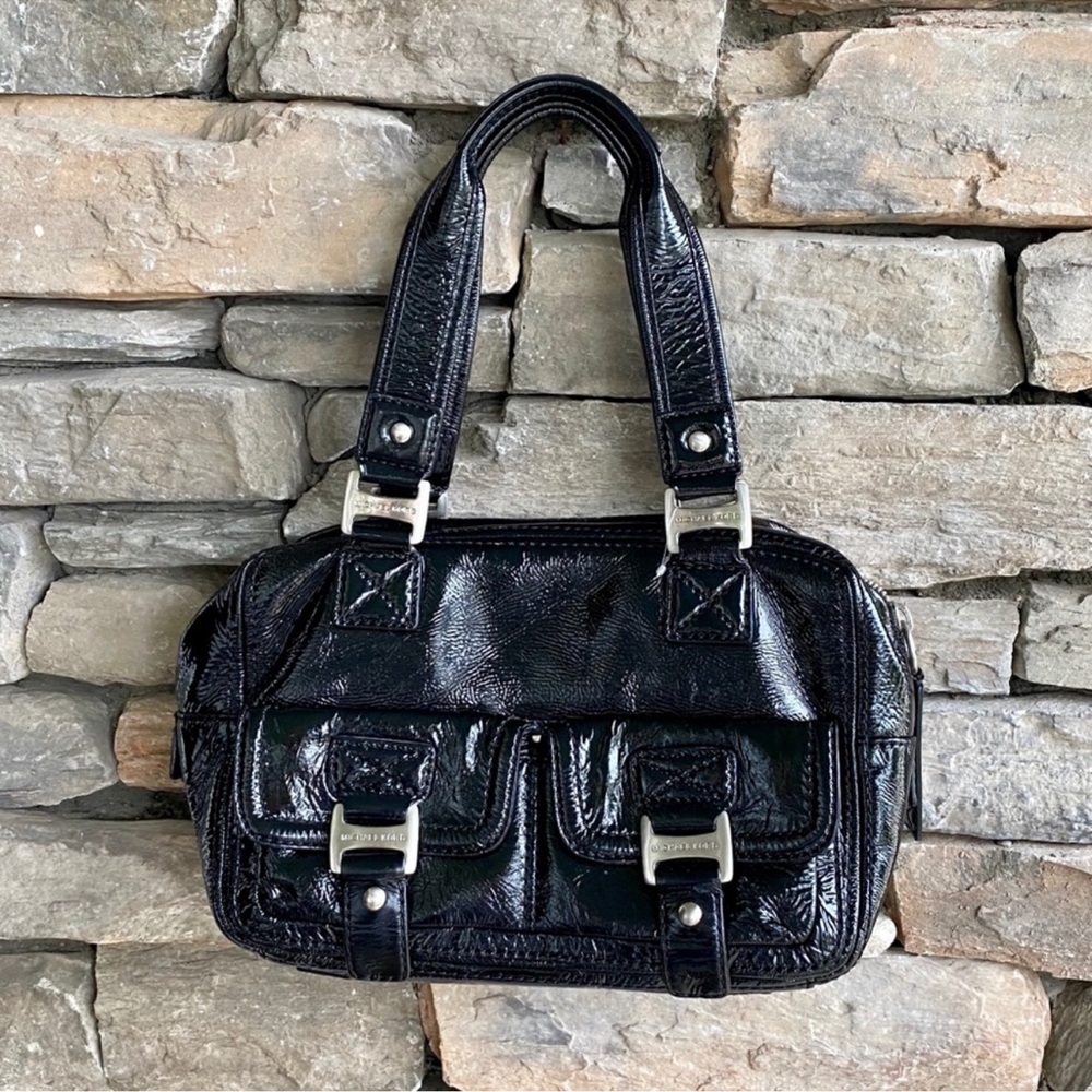 Vintage patent EUC Michael Kors bag